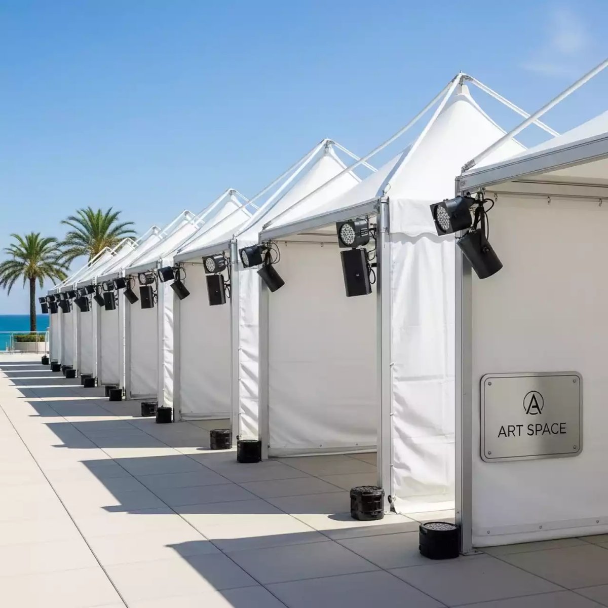 Аренда Шатер 3х3 м 12 штук в гранд-отеле «Жемчужина» — ART SPACE