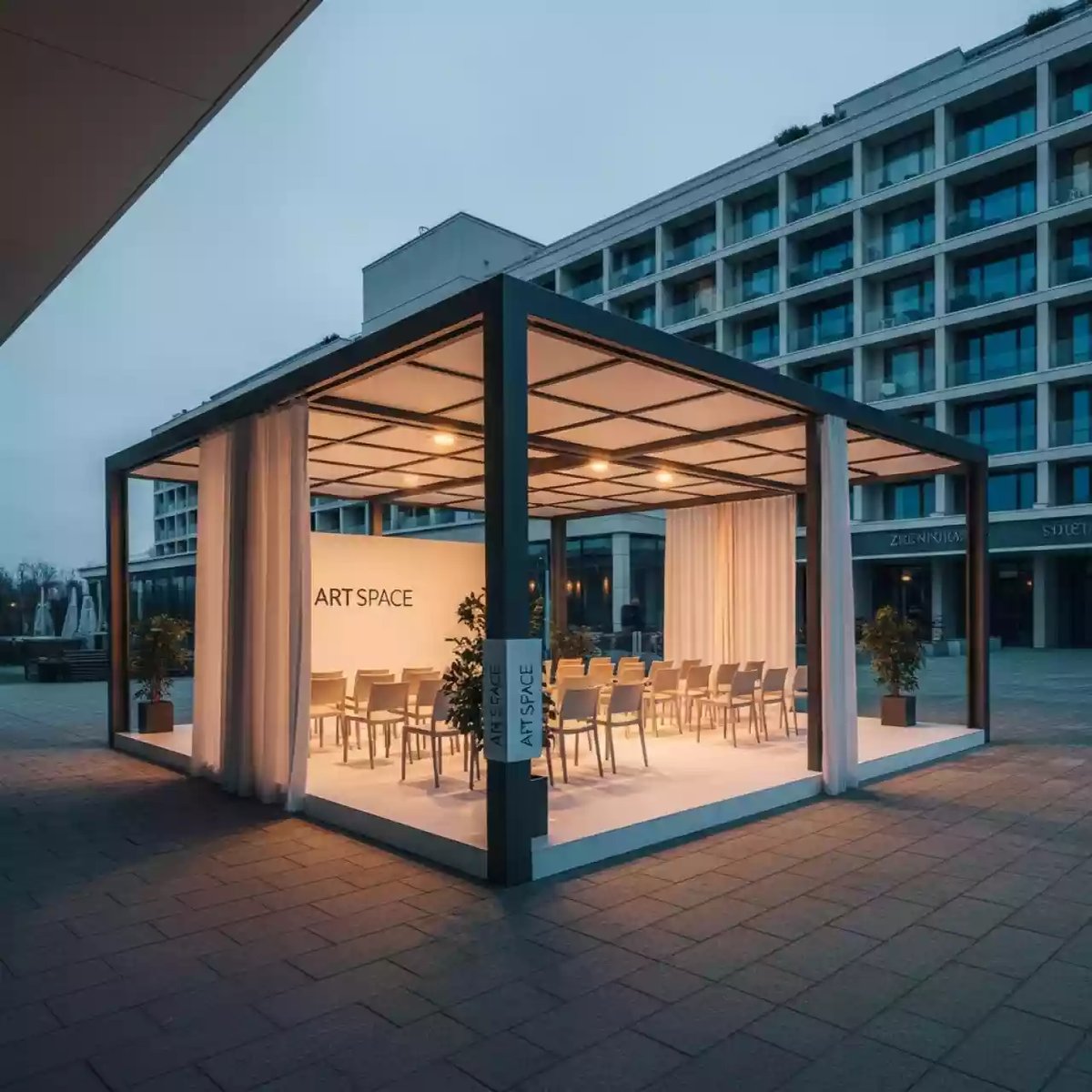 Аренда Шатер 4х4 в гранд-отеле «Жемчужина» — ART SPACE
