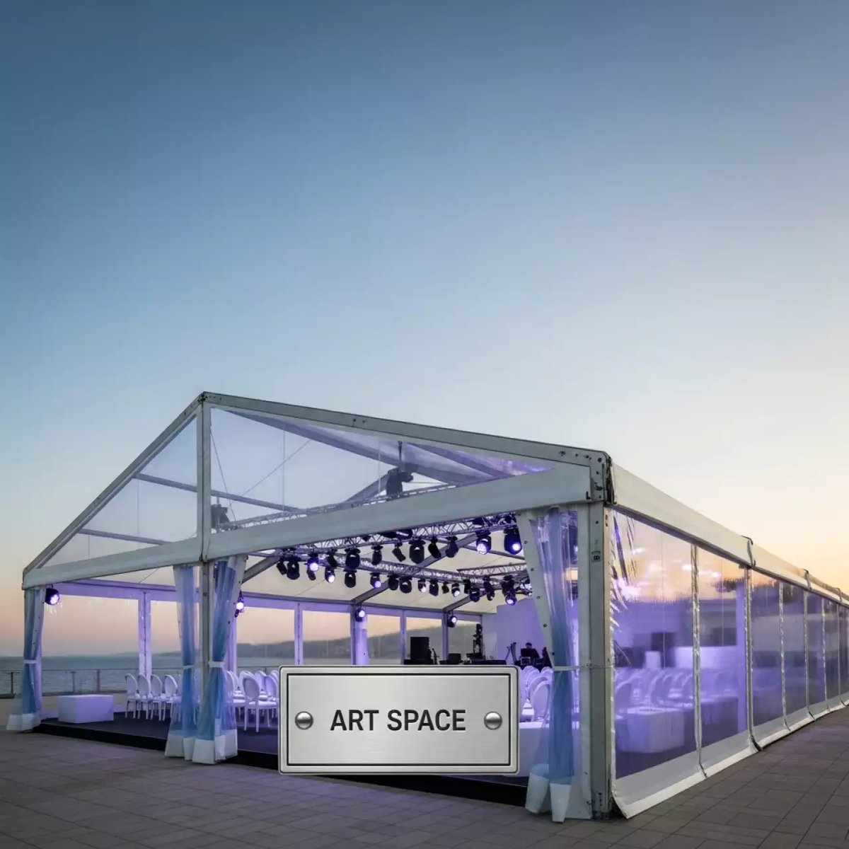 Аренда Шатер 6х12 м 72 м² в Gamma Sirius — ART SPACE