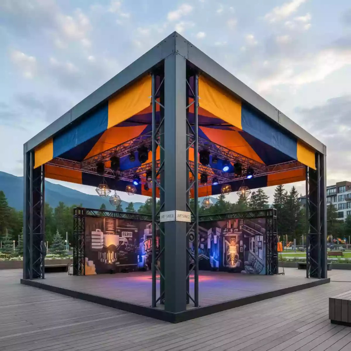 Аренда Шатер 6х8 48 м² в Поляна 1389 Отель и Спа — ART SPACE