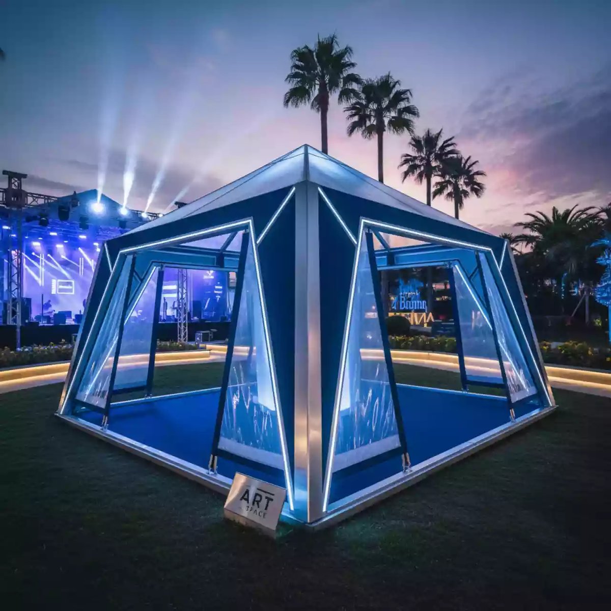 Аренда Шатер 8х4 в Novotel Resort — ART SPACE