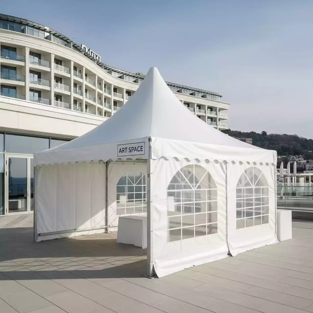 Аренда Шатер AFM 1026W White 4х6 в Grand Karat Sochi — ART SPACE