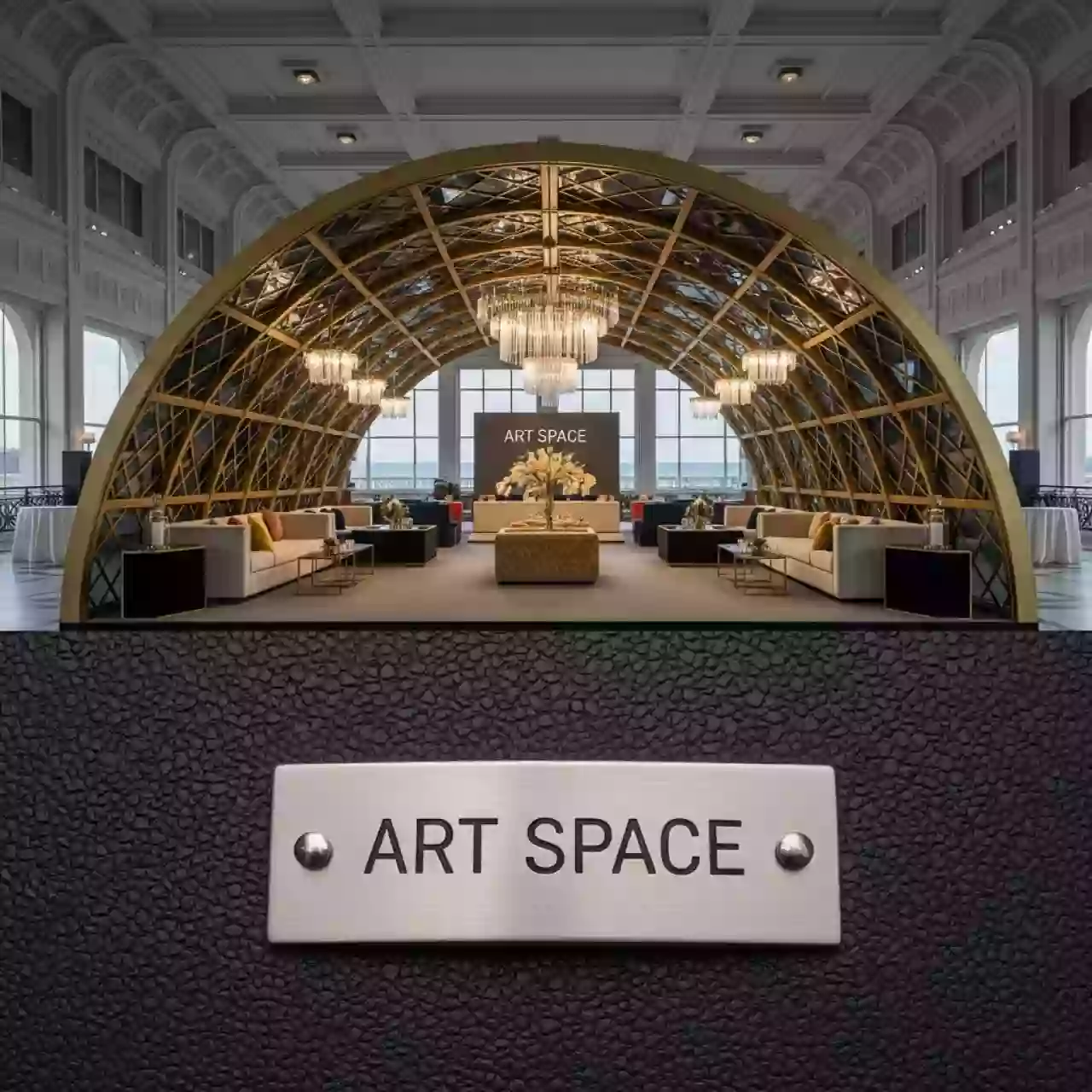 Аренда Шатер арочный 20х10 м в зале «Чайка» (Морпорт) — ART SPACE