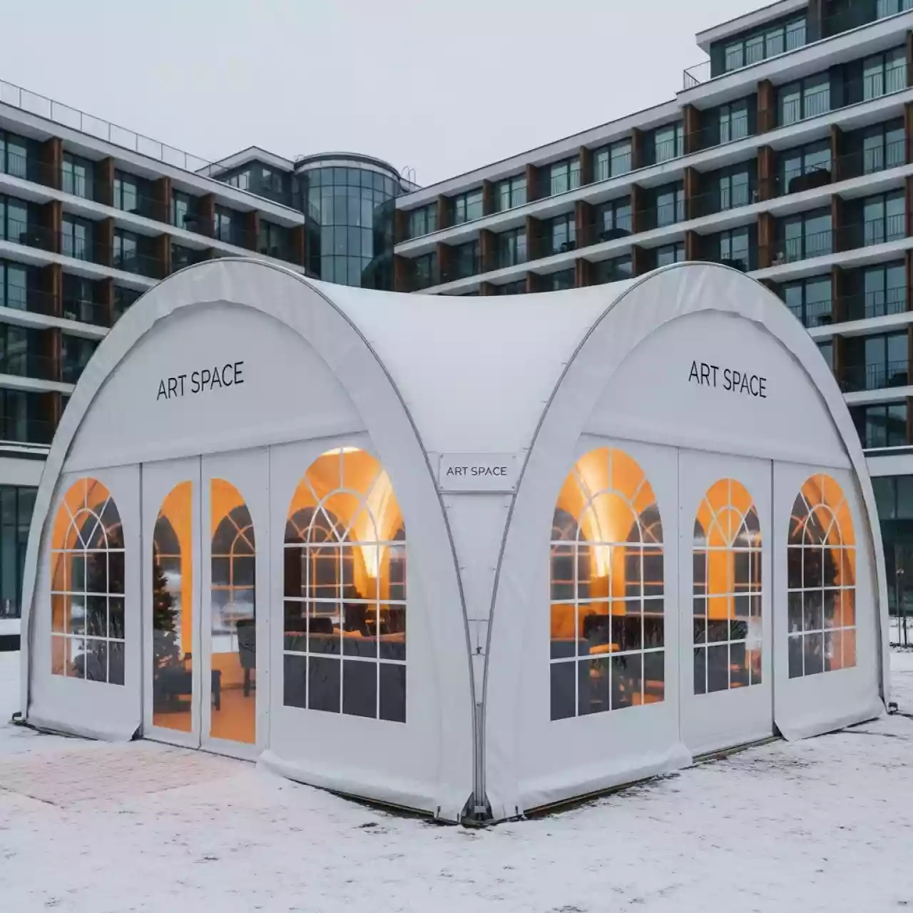 Аренда Шатер арочный 6 граней 20х17 м в Сочи Парк Отеле — ART SPACE