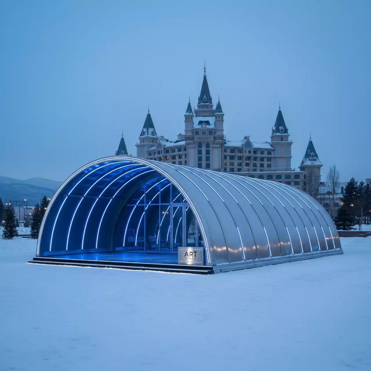 Аренда Шатер арочный Arch Dune RT 64 8 в отеле «Богатырь» — ART SPACE