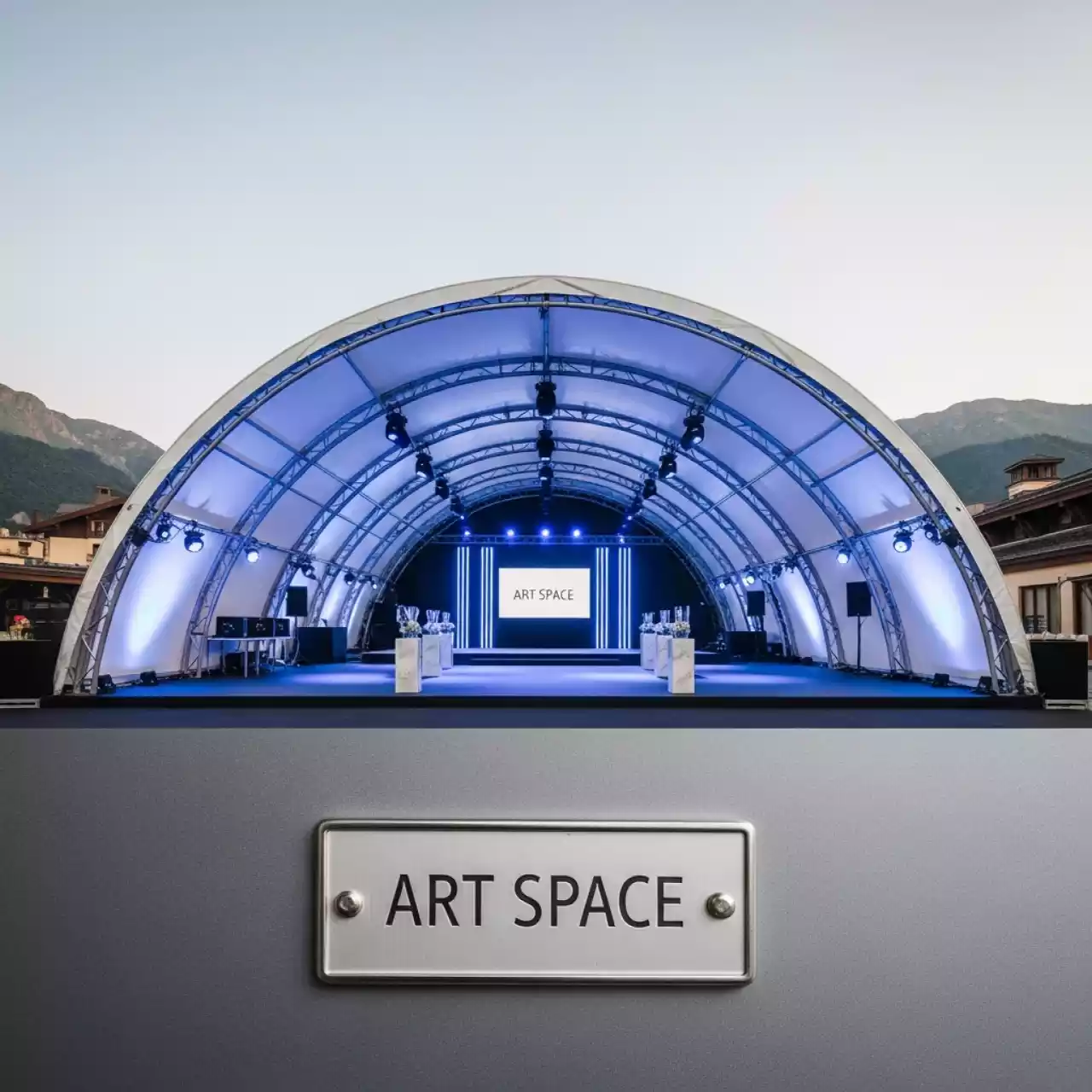 Аренда Шатер арочный Arch Gate RT 18 6 3 в Rixos Krasnaya Polyana — ART SPACE