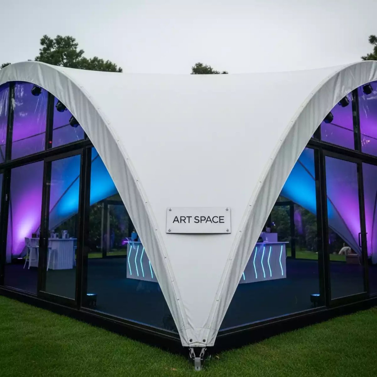 Аренда Шатер арочный Arch Hexa Long RT 360 10х5х1 м в санатории «Черноморье» — ART SPACE