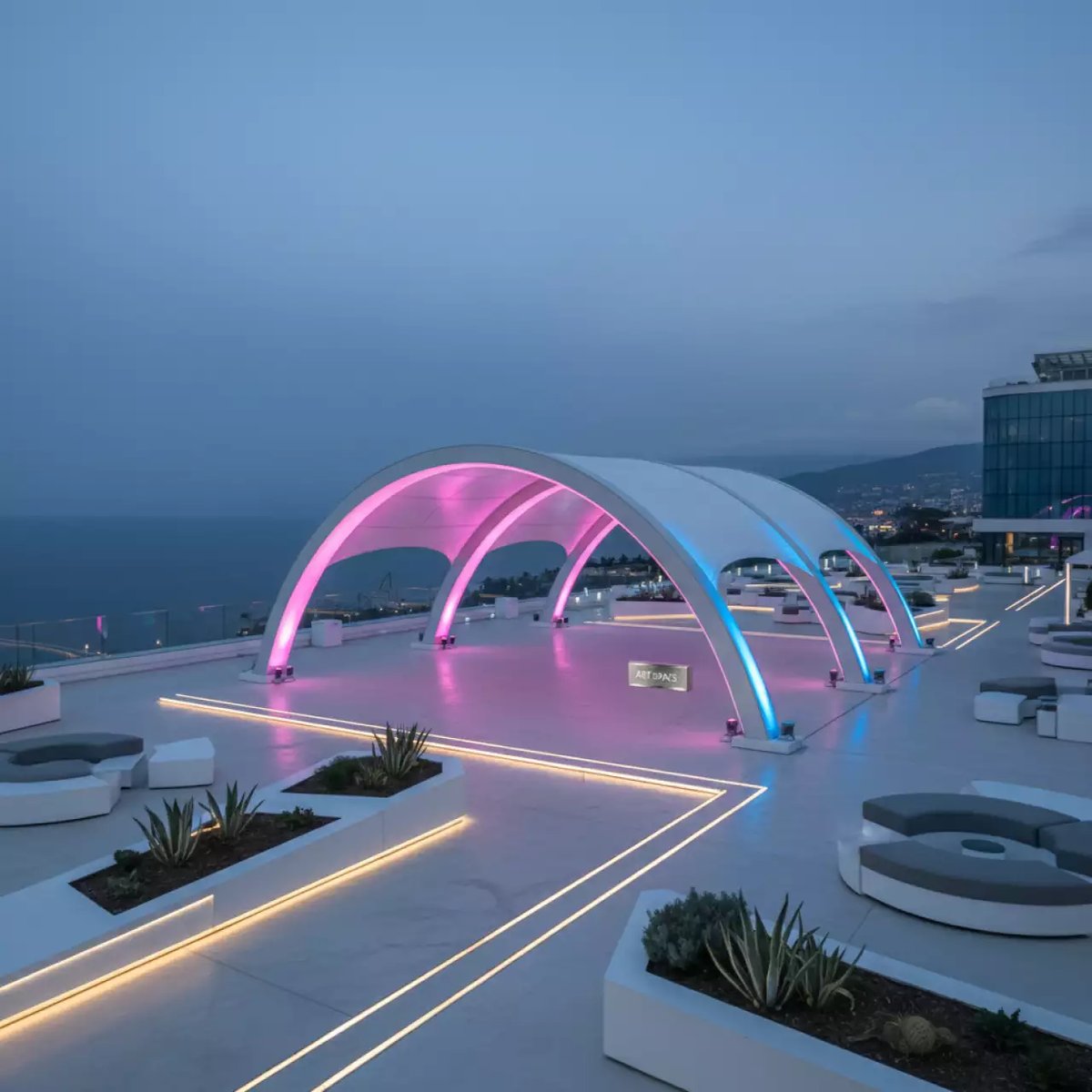 Аренда Шатер арочный Dune VIP 36 м² в отеле Hyatt Regency Sochi — ART SPACE