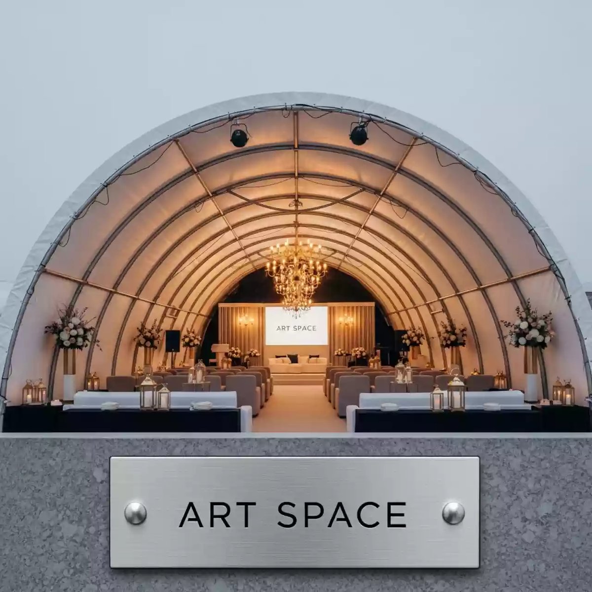 Аренда Шатер арочный Dune VIP 64 м² в пляжном клубе Del Mar — ART SPACE