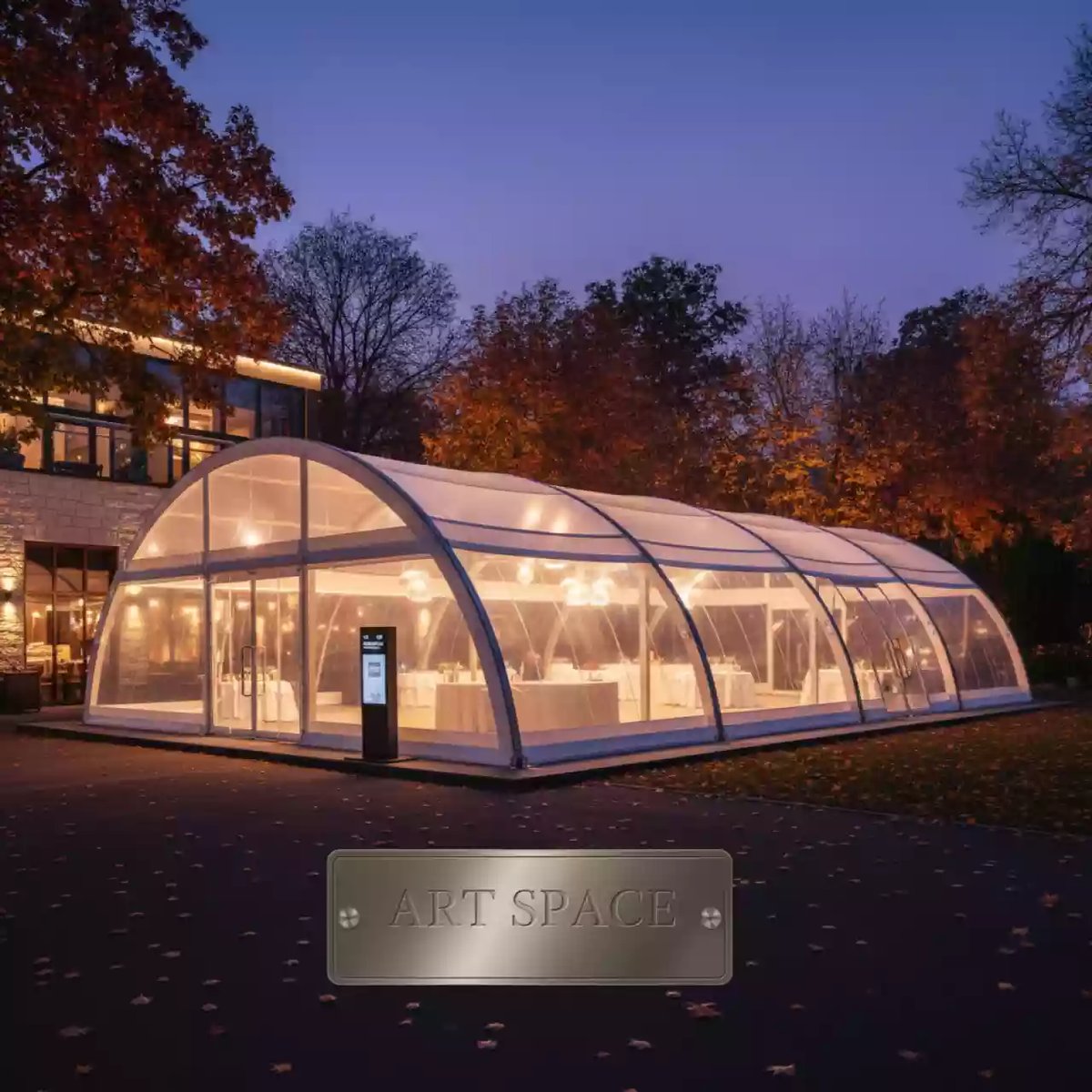 Аренда Шатер арочный Дюна 10х10 м в ресторане «Brunello» — ART SPACE