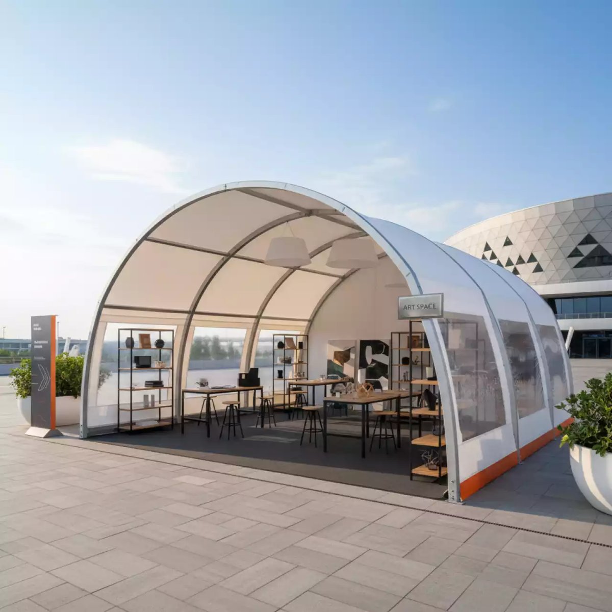 Аренда Шатер арочный Дюна 6х6 м в Сириус Арене — ART SPACE