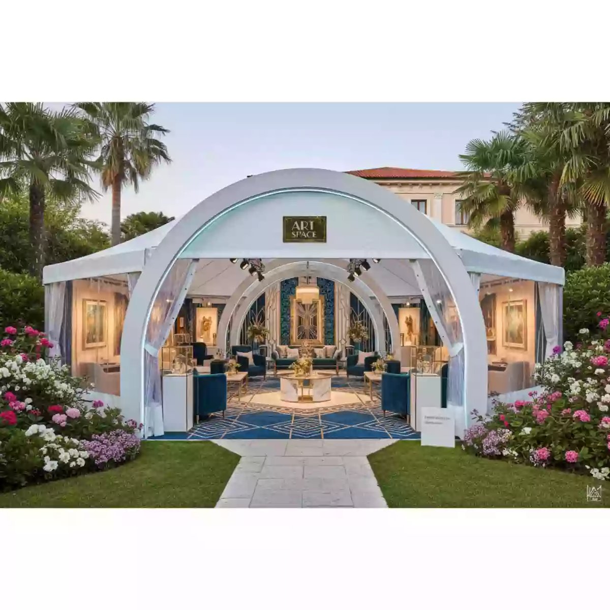 Аренда Шатер арочный New 25 м² на вилле «Анна» — ART SPACE