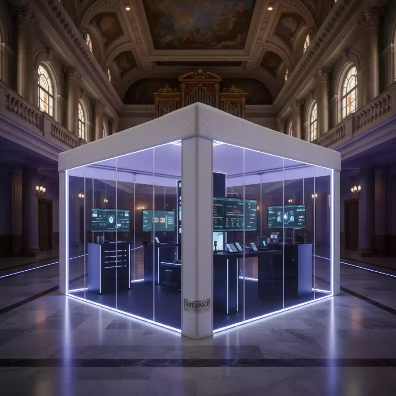 Аренда Шатер беседка Green Glade 1080 2х2х2 м полиэстер в Зале органной и камерной музыки — ART SPACE