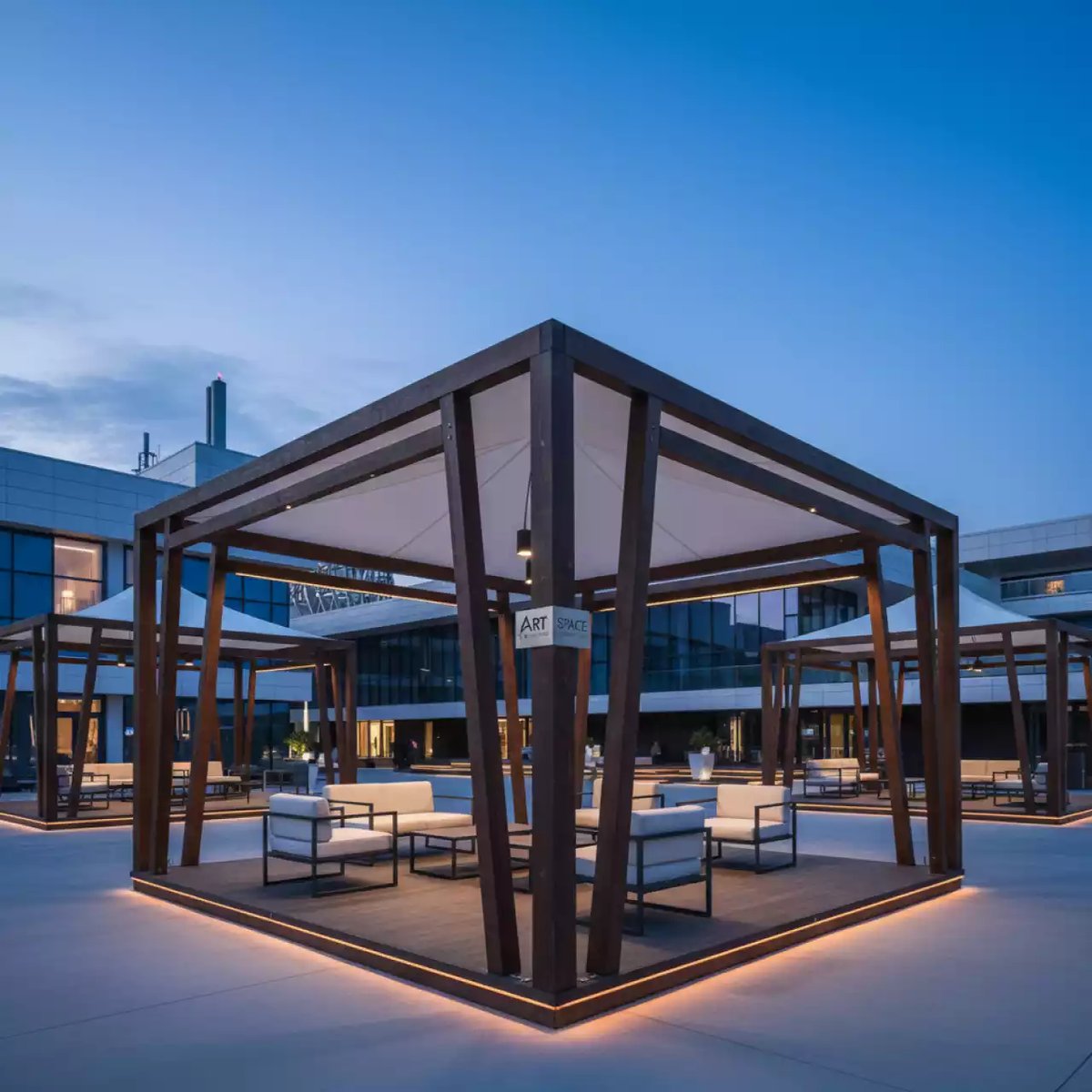 Аренда Шатер деревянный 6х6 в комплексе «Дагомыс» — ART SPACE