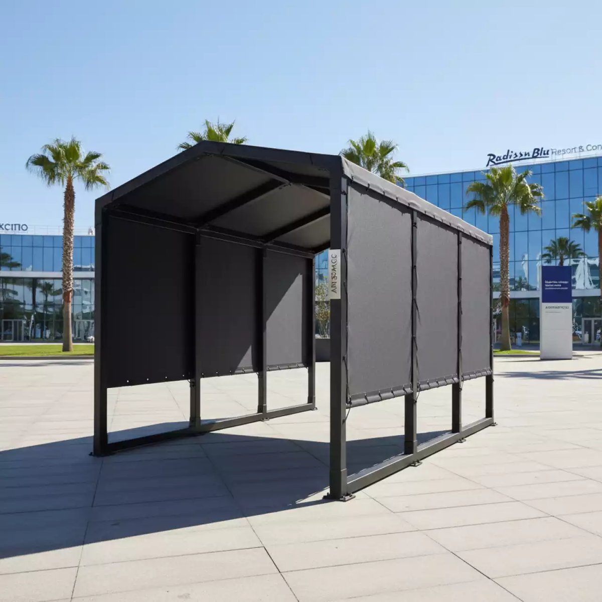 Аренда Шатер для автомобиля премиум бизон 2х3 в Radisson Blu Resort & Congress Centre — ART SPACE