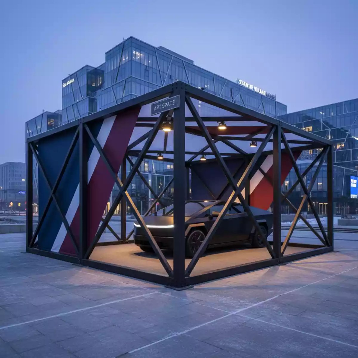 Аренда Шатер для автомобиля премиум Bizon 3х6 в комплексе Sea Galaxy — ART SPACE