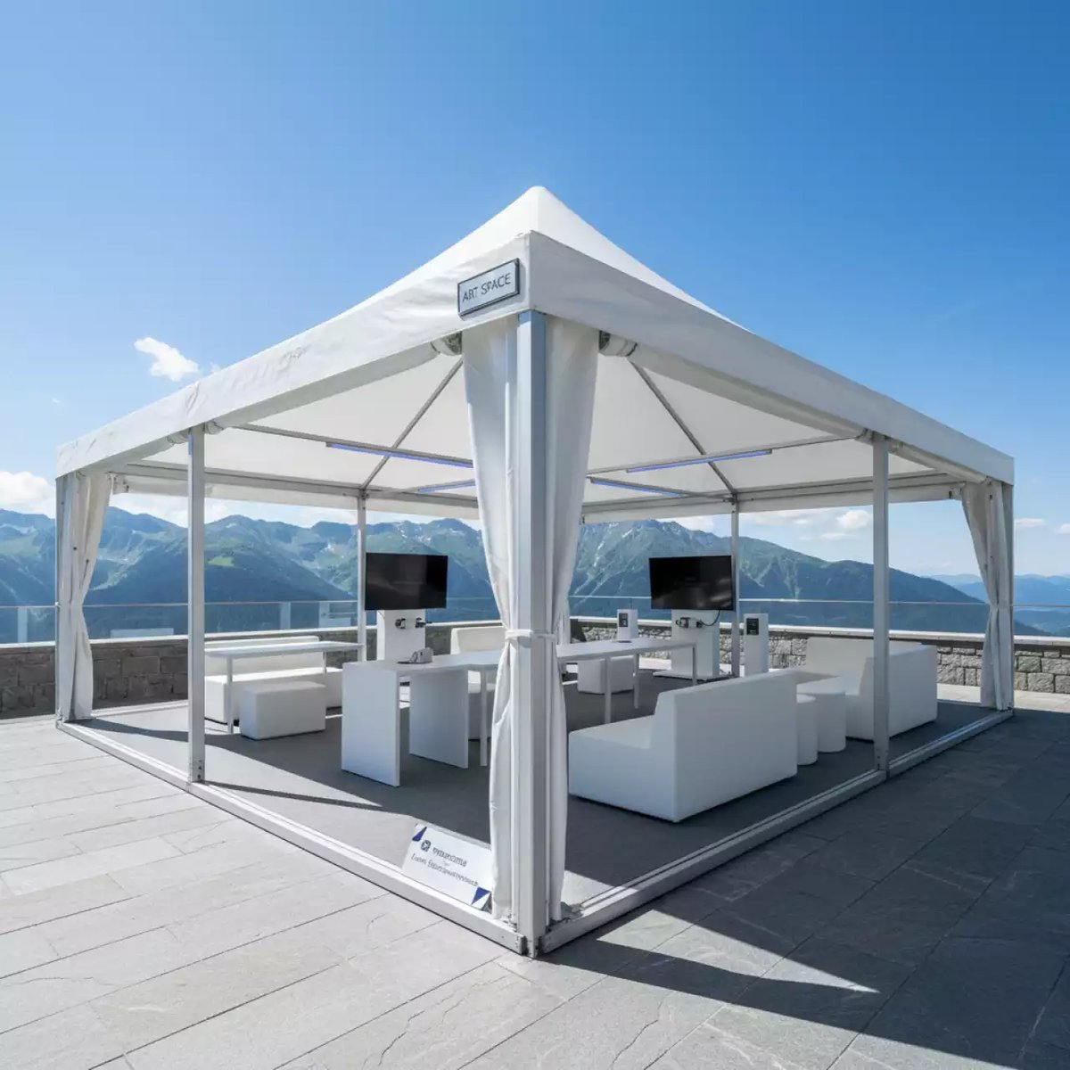 Аренда Шатер для банкетов премиум бизон 4х8 в Panorama by Mercure — ART SPACE