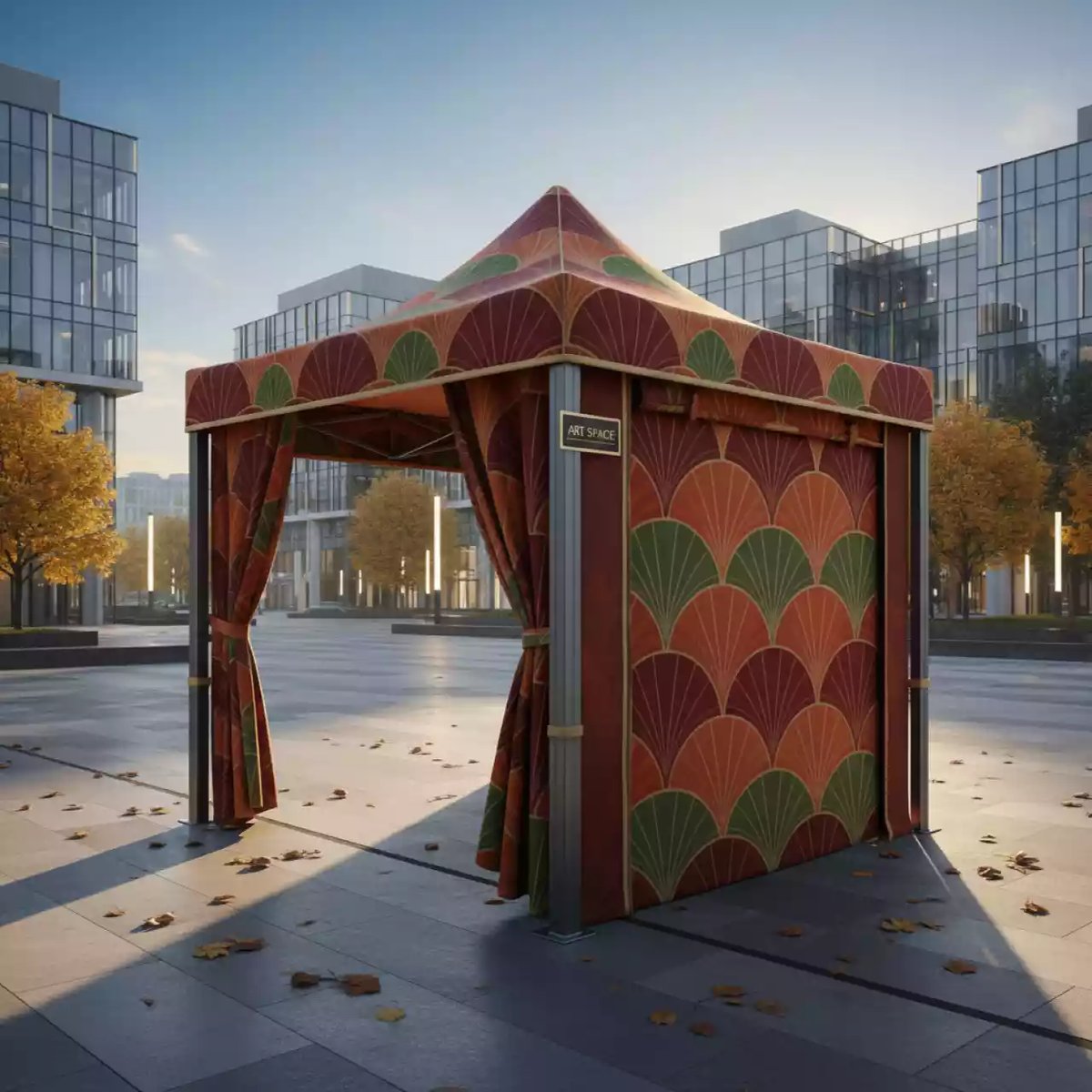 Аренда Шатер для городских мероприятий премиум Bizon 3х3 в МФК «Горный» — ART SPACE