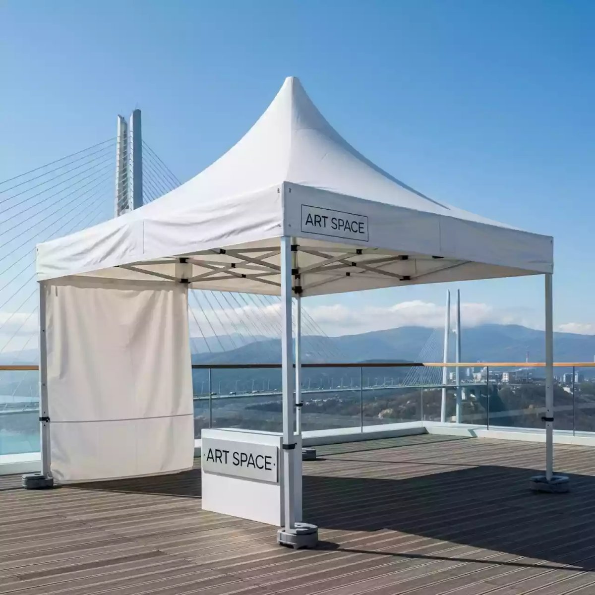 Аренда Шатер для городских мероприятий премиум бизон 3х3 в Skypark Sochi — ART SPACE