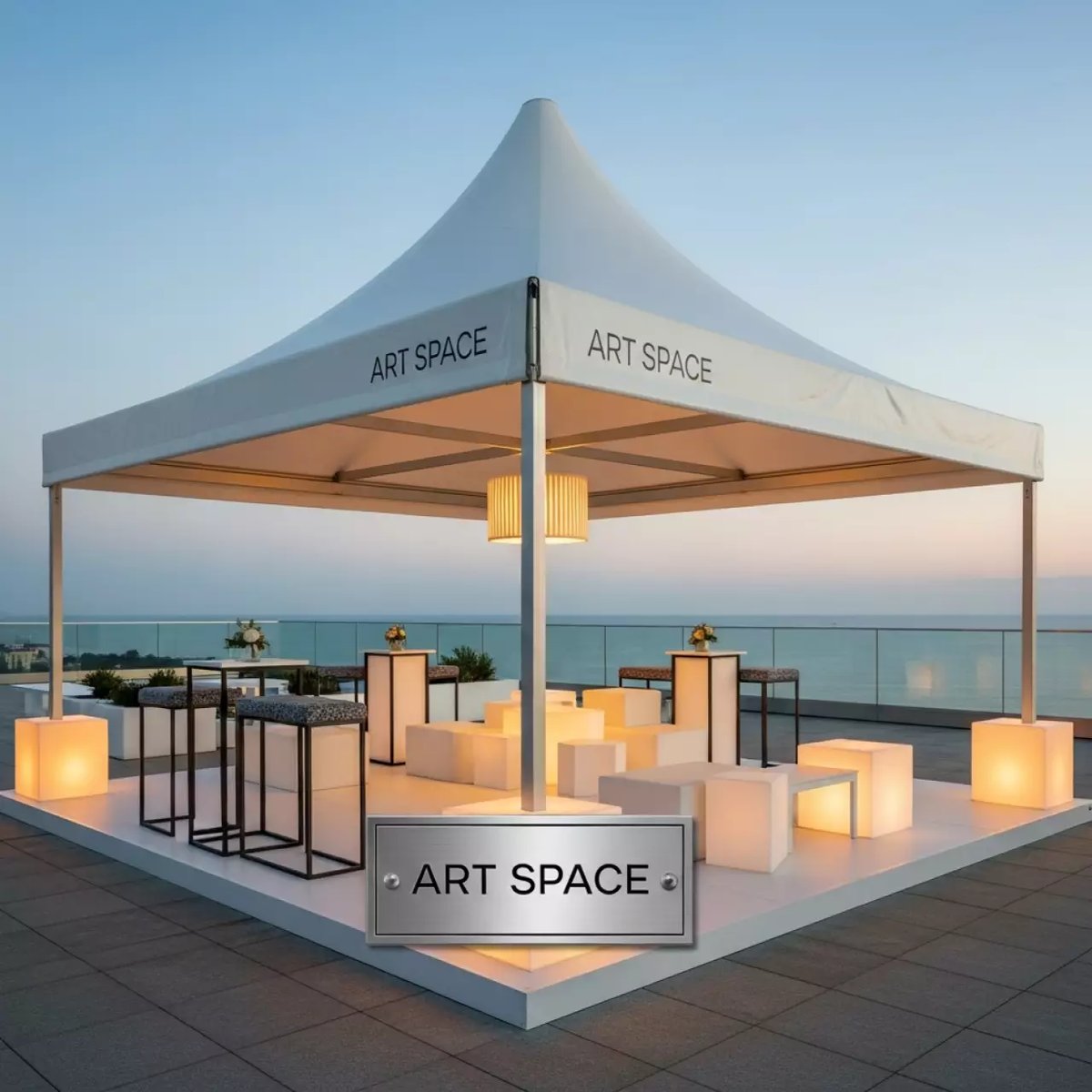 Аренда Шатер для городских мероприятий премиум бизон 3х4,5 в Imeretinskiy Hotel — ART SPACE