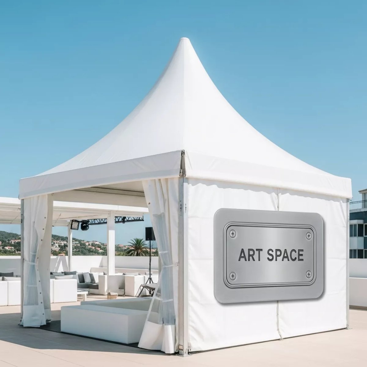 Аренда Шатер для городских мероприятий премиум бизон 3х6 в ресторане «D.O.M» — ART SPACE