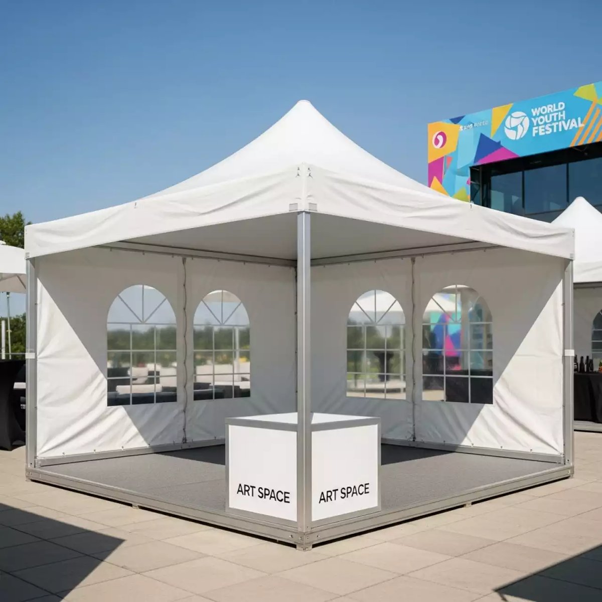 Аренда Шатер для кафе и ресторанов премиум Bizon 3х3 в Gamma Sirius — ART SPACE