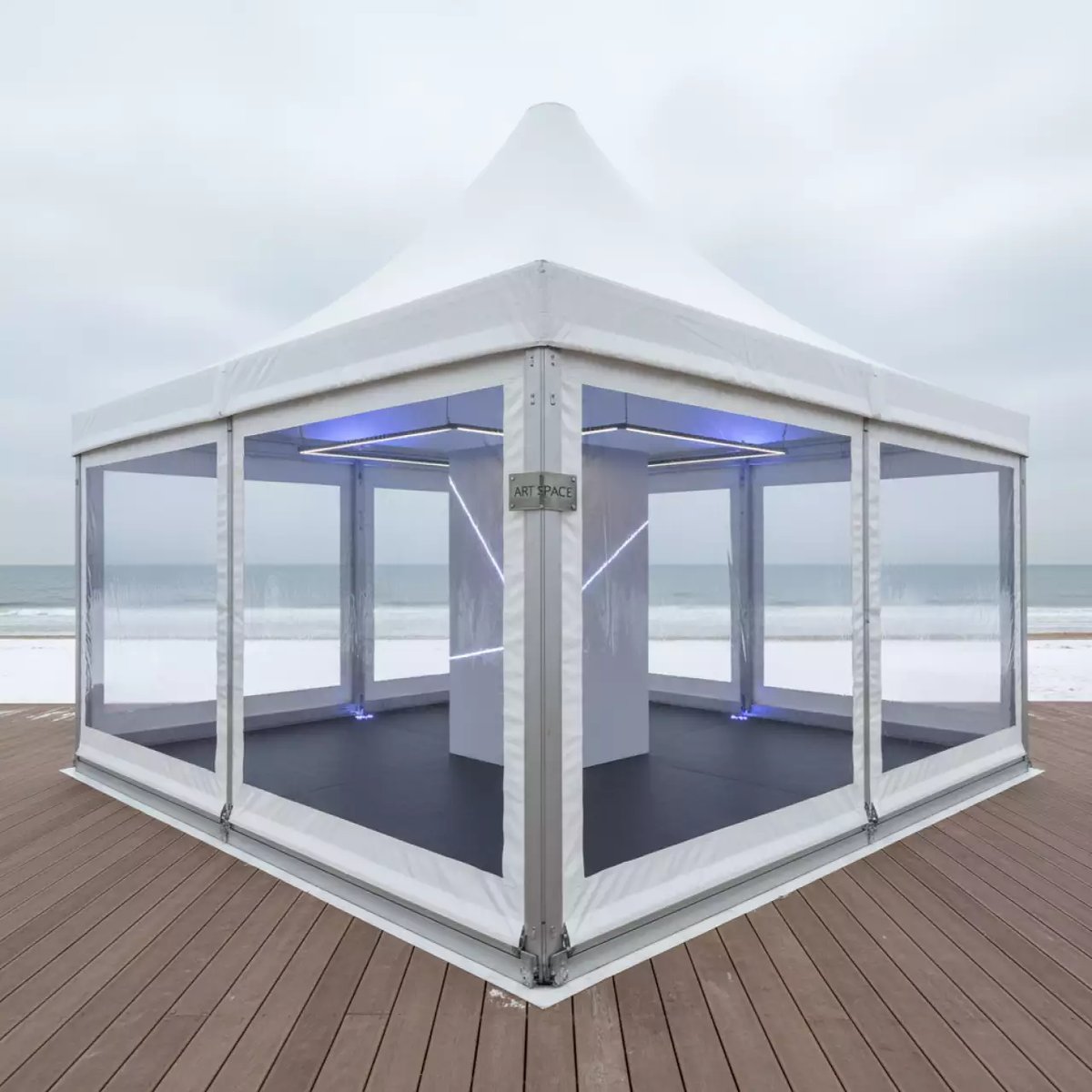 Аренда Шатер для торговли и ярмарки премиум бизон 4х8 м в пляжном комплексе VinoGrad — ART SPACE