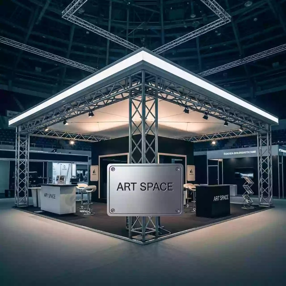 Аренда Шатер для торговли и ярмарок премиум бизон 3х6 м в ледовом дворце «Большой» — ART SPACE