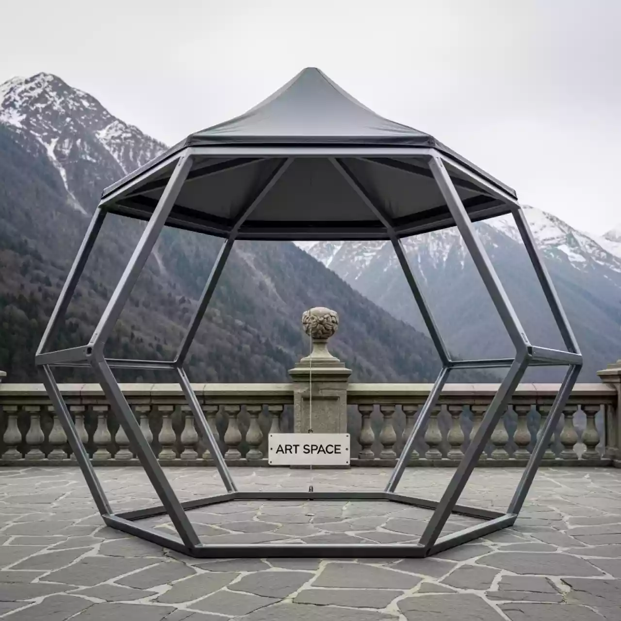 Аренда Шатер для торговли и ярмарок усиленный 3х3 м в Поляна 1389 Отель и Спа — ART SPACE