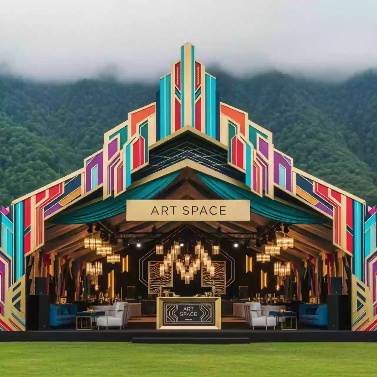 Аренда Шатер для VK Fest Sochi Marriott Krasnaya Polyana — ART SPACE