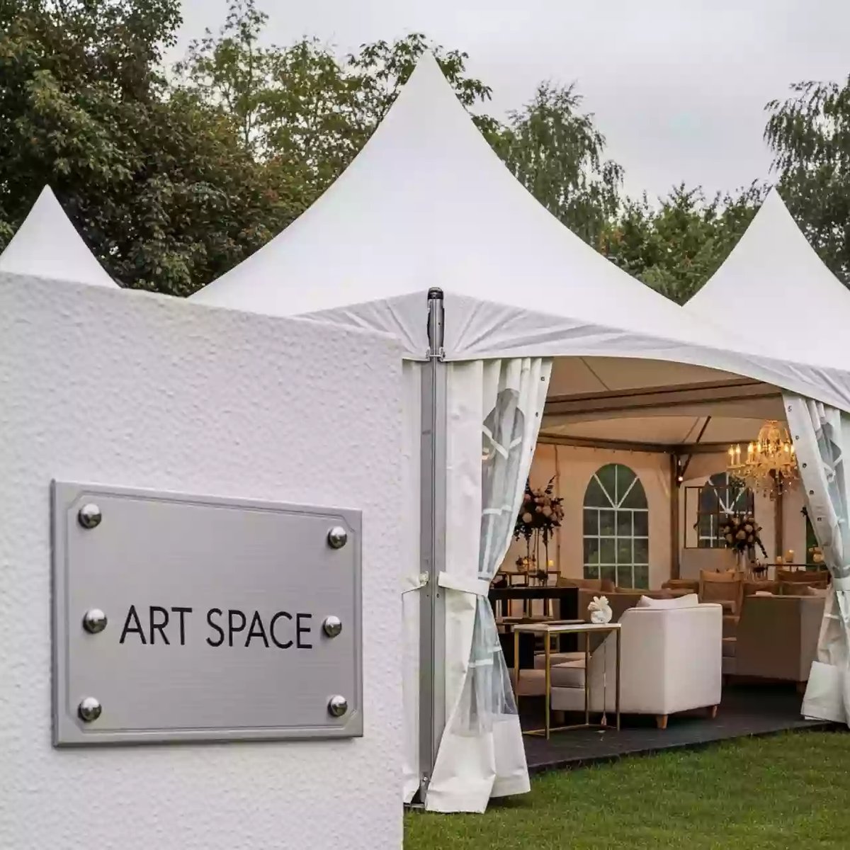 Аренда Шатер двускатный 20х10 в ресторане «Сыроварня» — ART SPACE