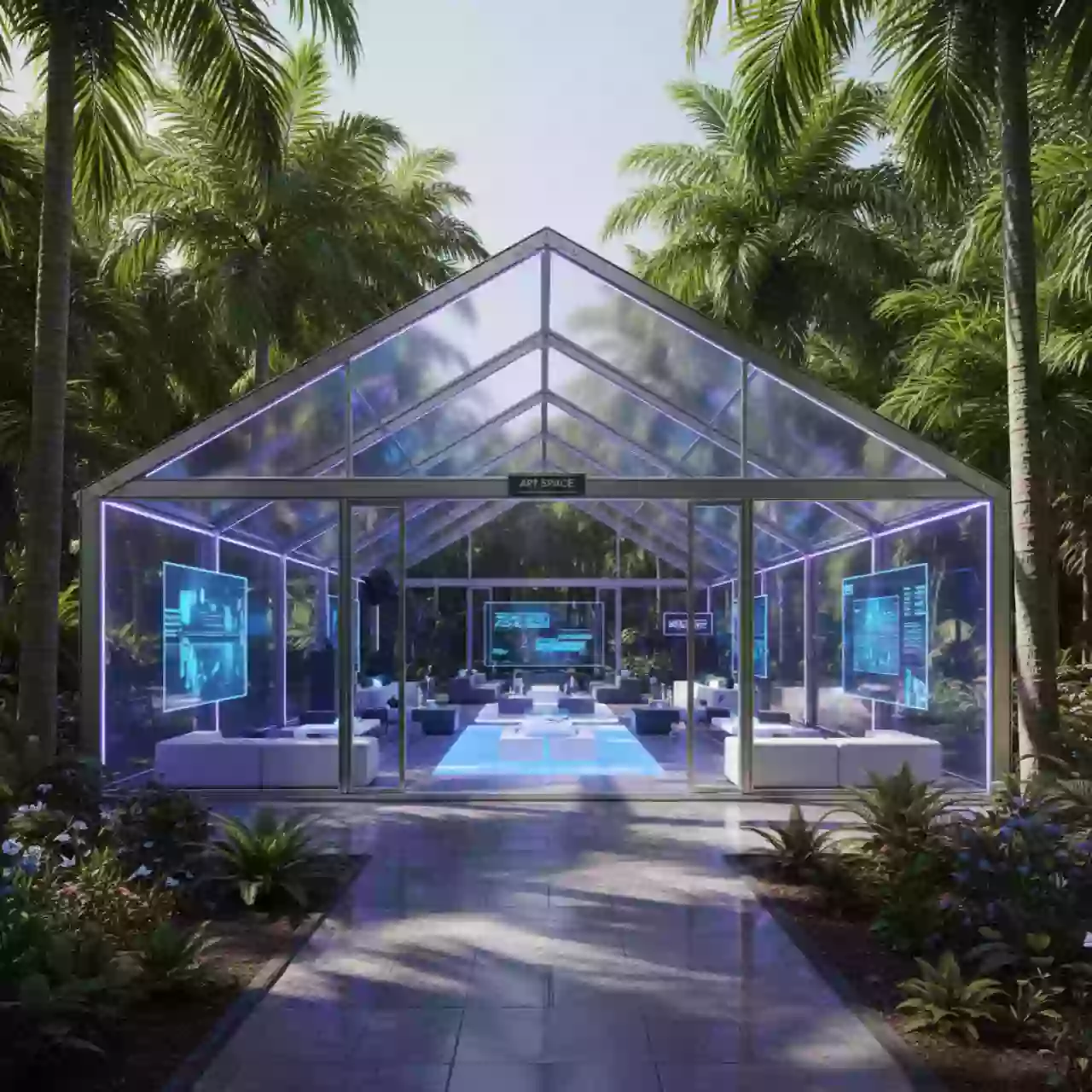 Аренда Шатер двускатный 25х15 для конференций в санатории «Черноморье» — ART SPACE