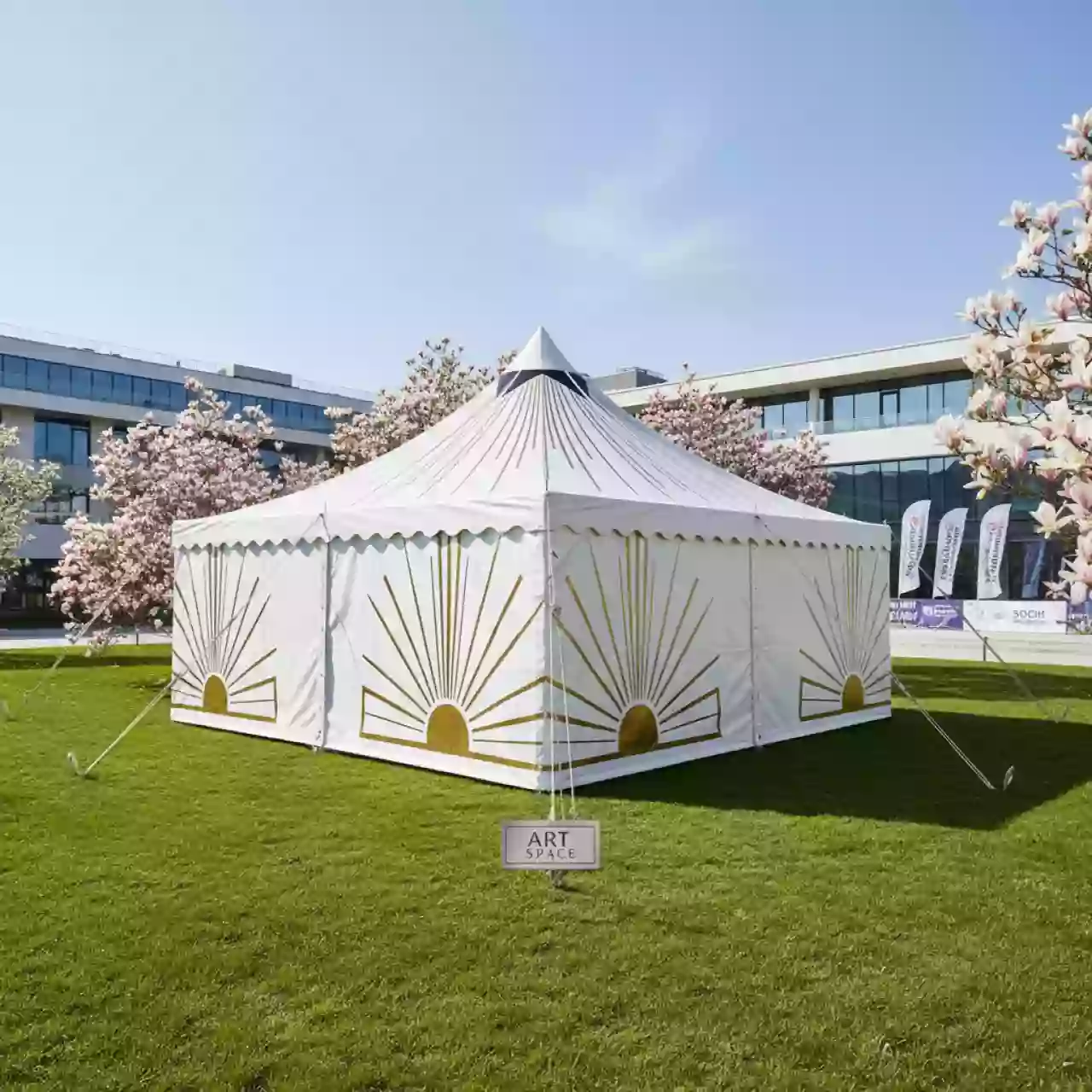 Аренда Шатер двускатный 25х35 м в Сочи Парк Отеле — ART SPACE