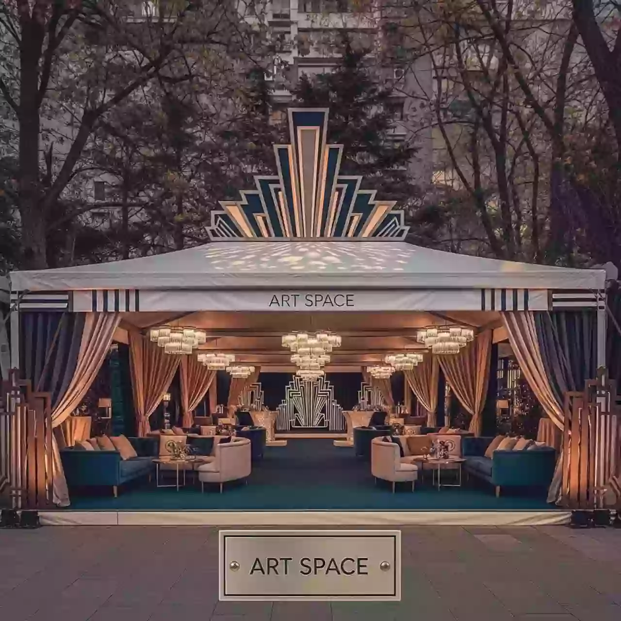 Аренда Шатер двускатный для конференции в ресторане «D.O.M» — ART SPACE