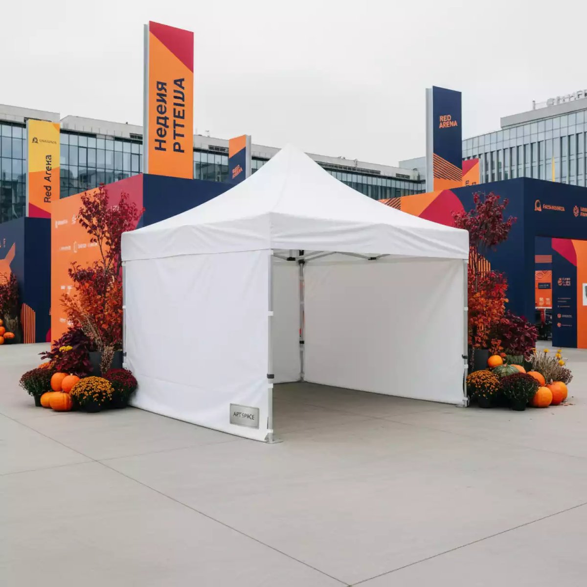 Аренда Шатер Expotent 3х3 м белый в Red Arena — ART SPACE