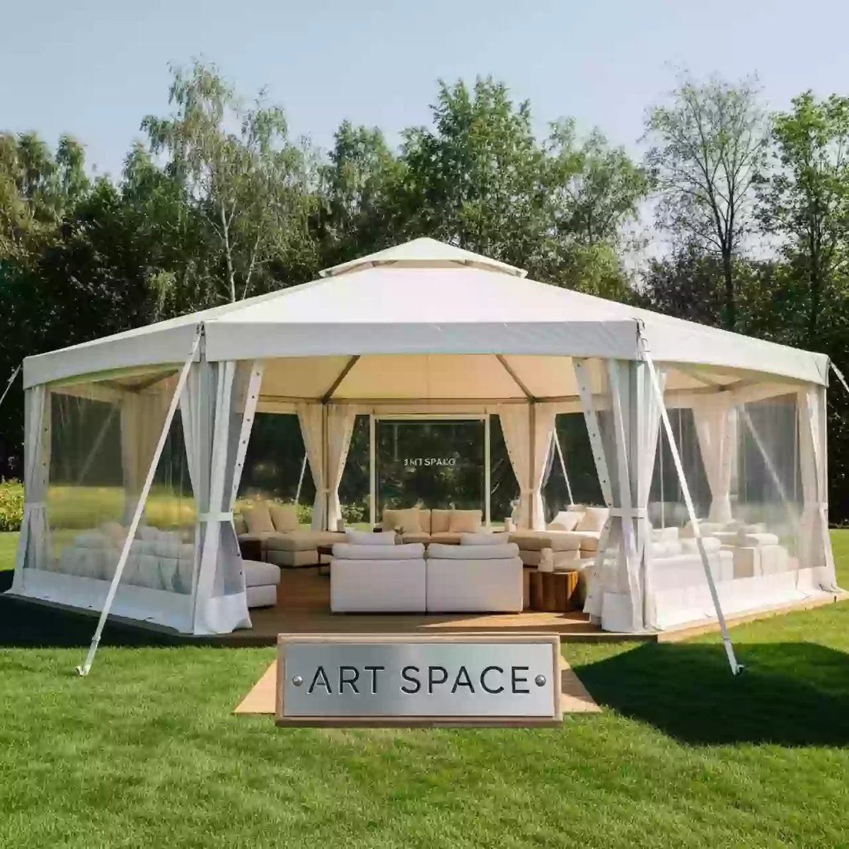 Аренда Шатер Гексогональ на вилле «Анна» — ART SPACE