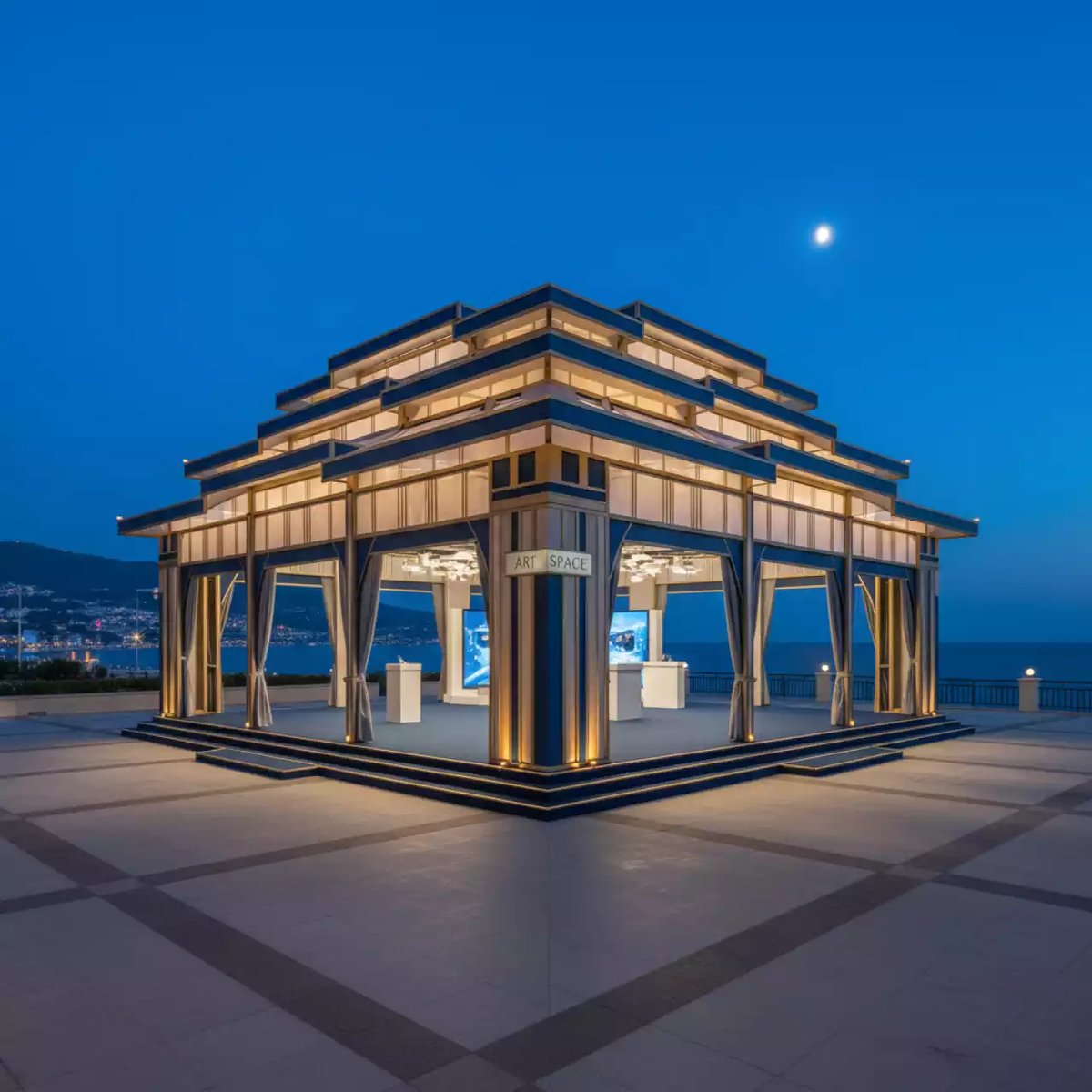 Аренда Шатер каскадный Cascade Double в Grand Karat Sochi — ART SPACE