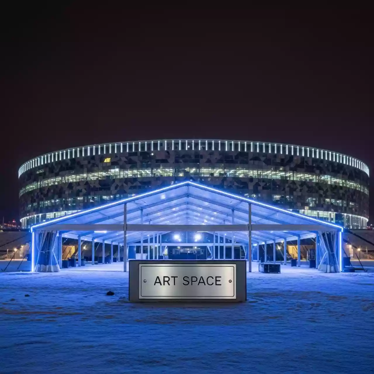 Аренда Шатер каскадный Cascade RT 12х16 в VK Stadium Sirius — ART SPACE