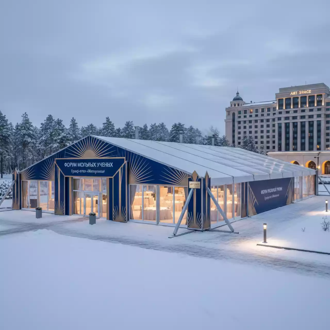 Аренда Шатер классический большой 15х35 м в гранд-отеле «Жемчужина» — ART SPACE