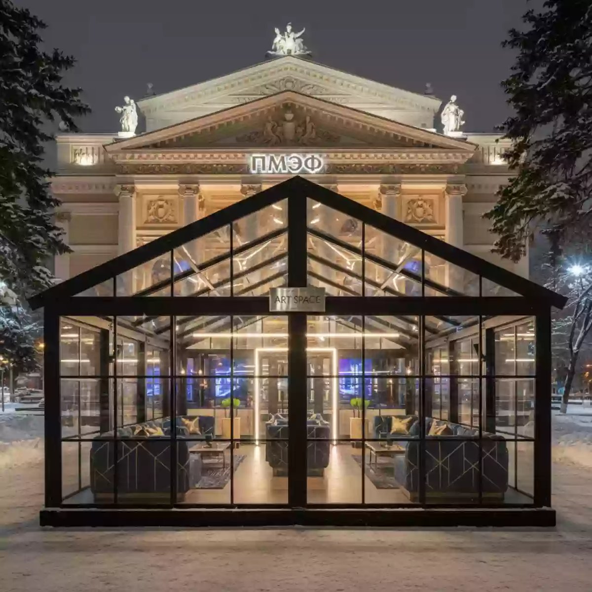 Аренда Шатер классический в Зимнем театре — ART SPACE