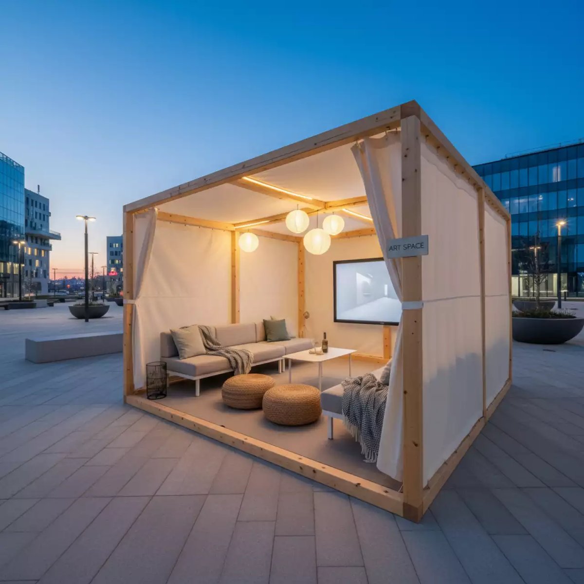 Аренда Шатер лаунж 4х3 м в VK Stadium Sirius — ART SPACE