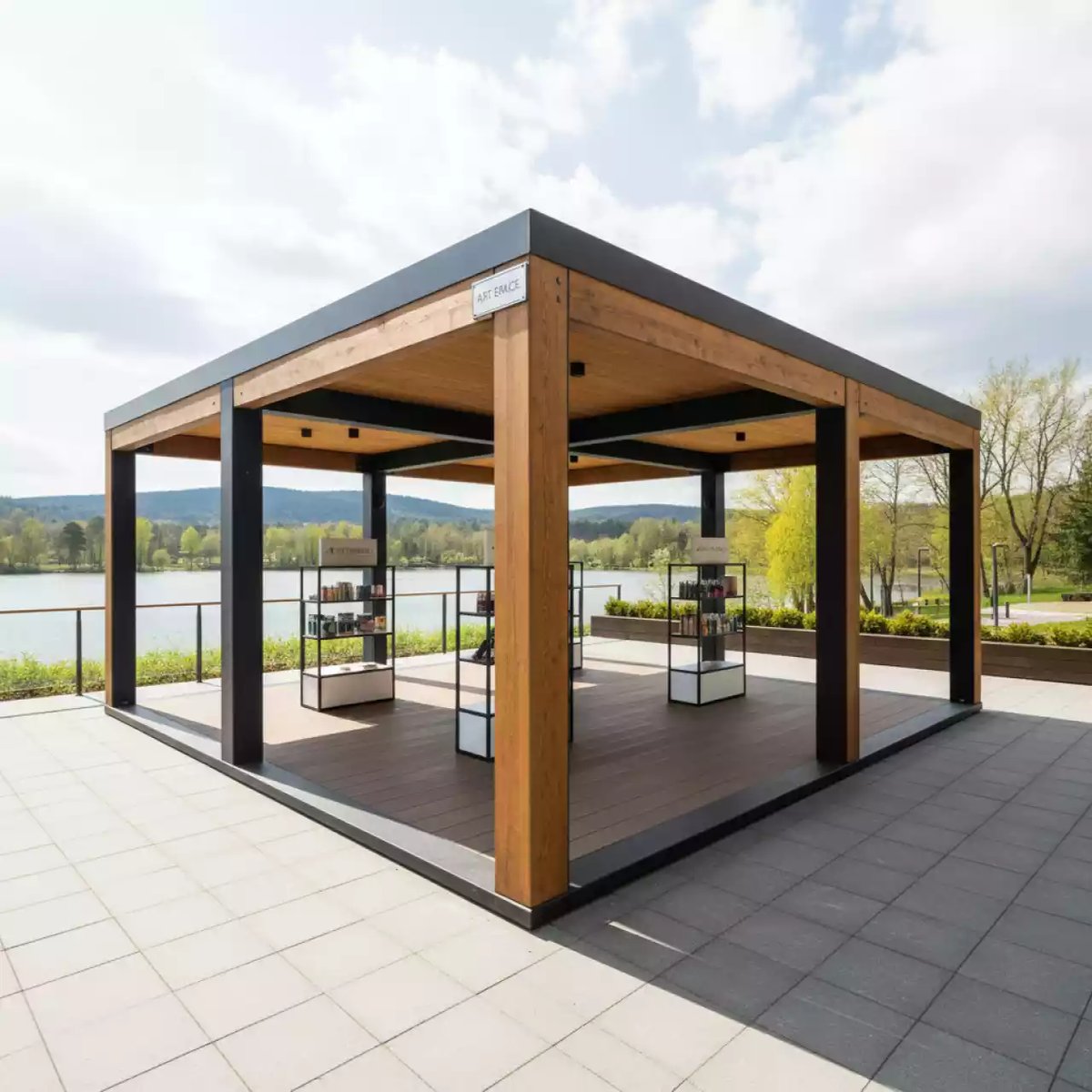 Аренда Шатер летнее кафе хижина в ресторане «Voda» — ART SPACE