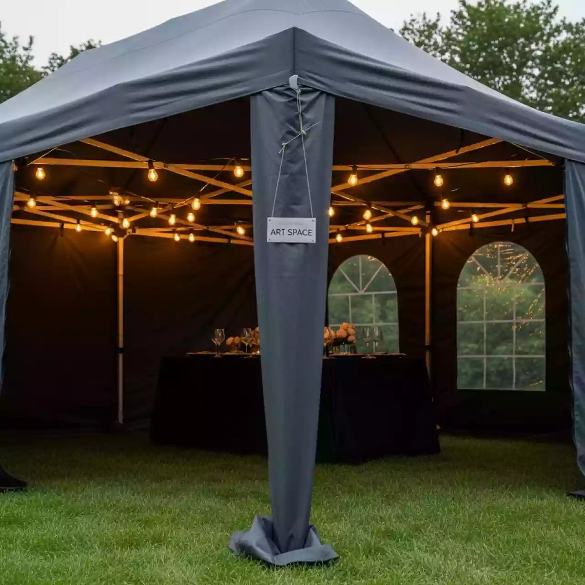 Аренда Шатер мобильный Премиум Бизон 3х4,5 на вилле «Анна» — ART SPACE