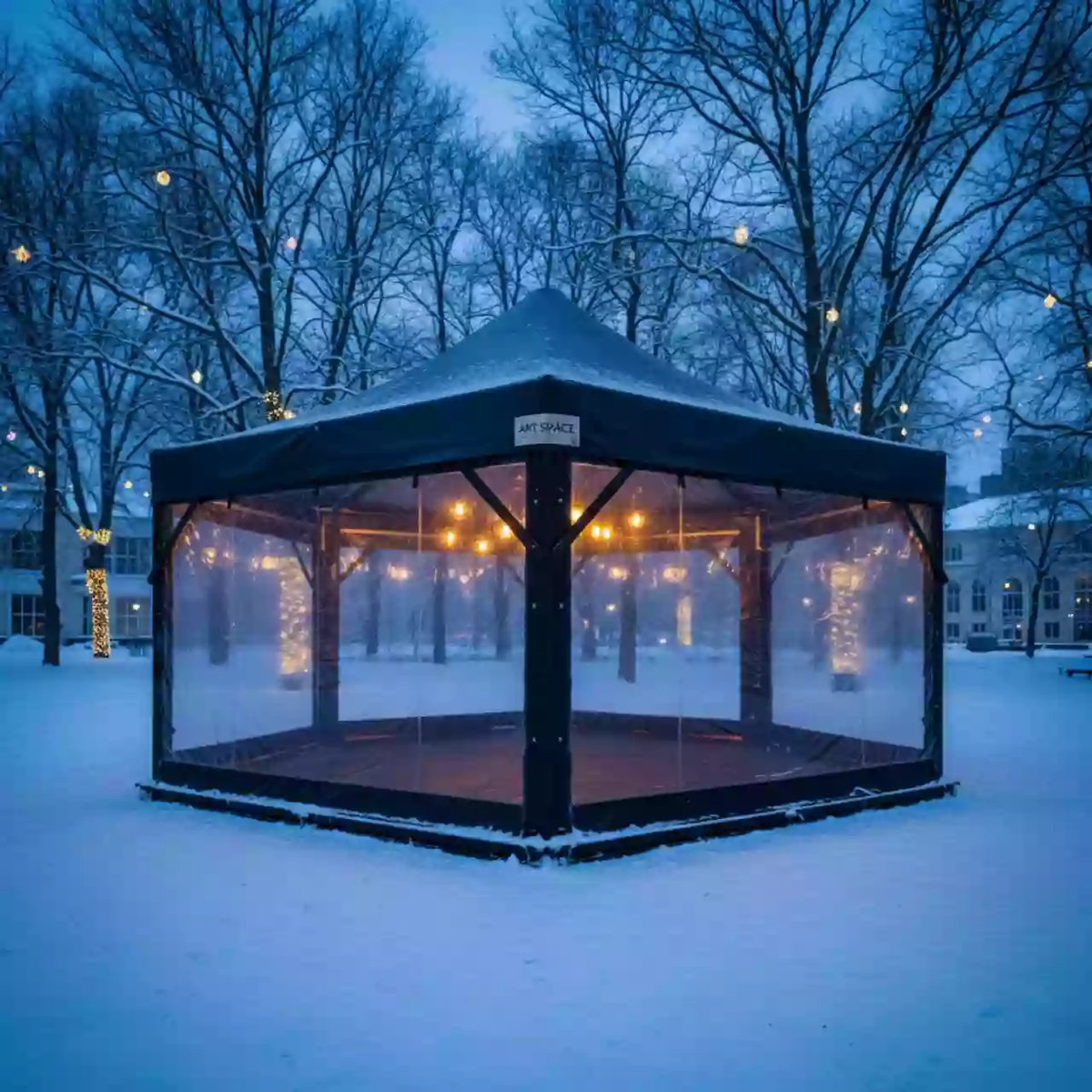 Аренда Шатер мобильный "Премиум Бизон" 4х8 м в санатории «Октябрьский» — ART SPACE