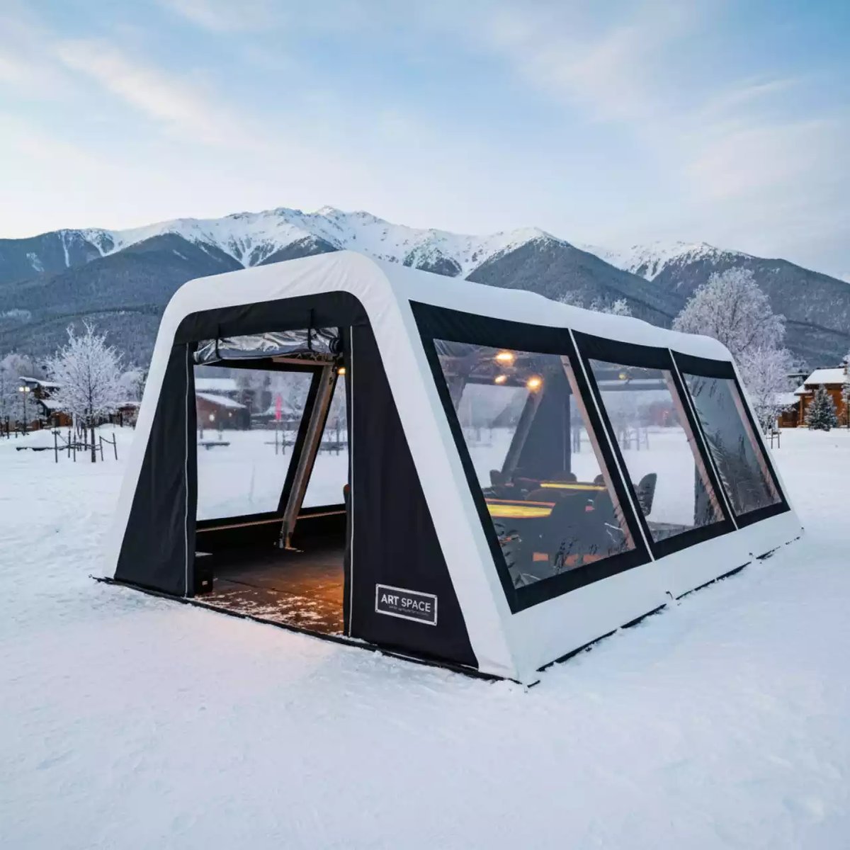 Аренда Шатер мобильный Pro 3х6 в этно-парке «Моя Россия» — ART SPACE