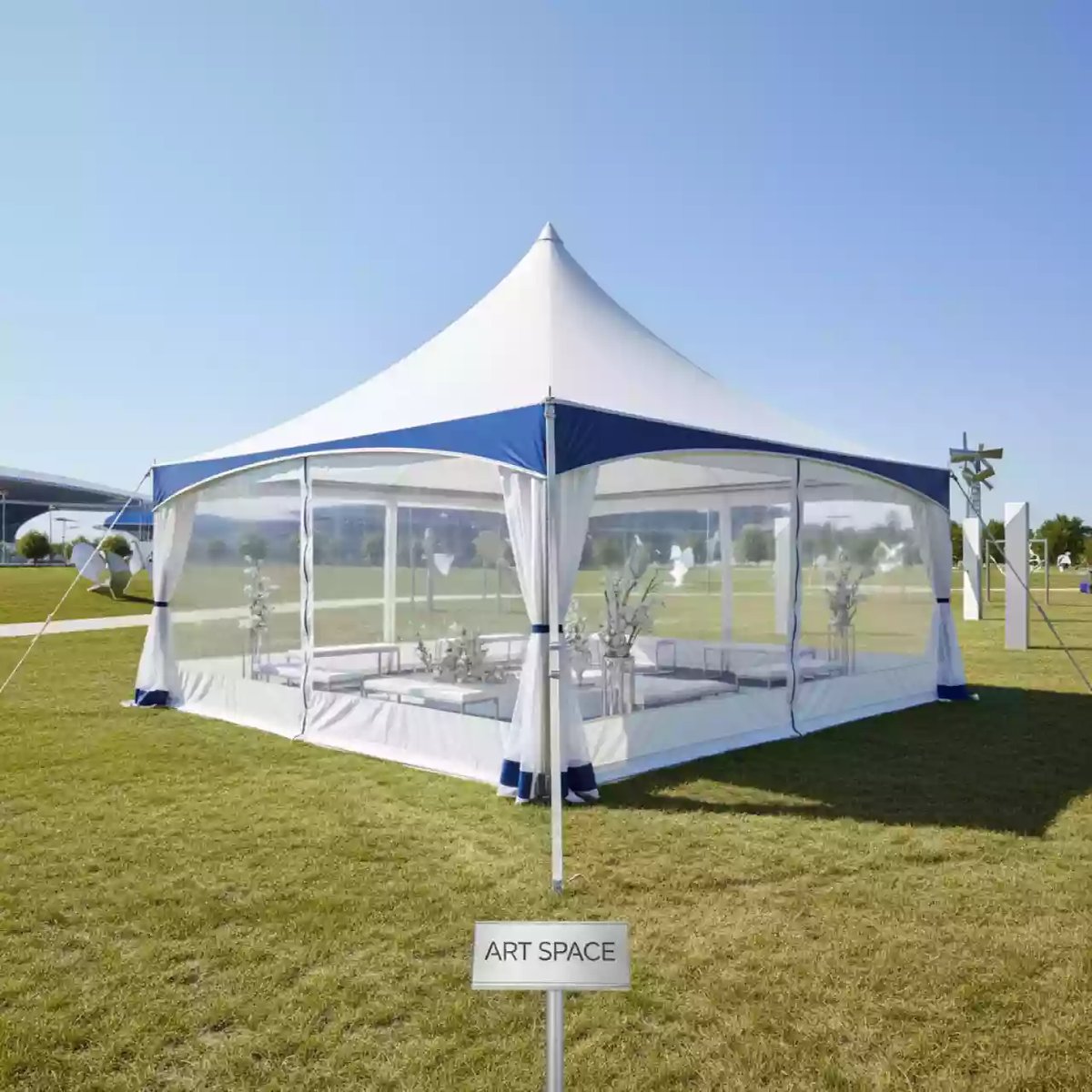 Аренда Шатер пагода 10 м² в Alpha Sirius — ART SPACE