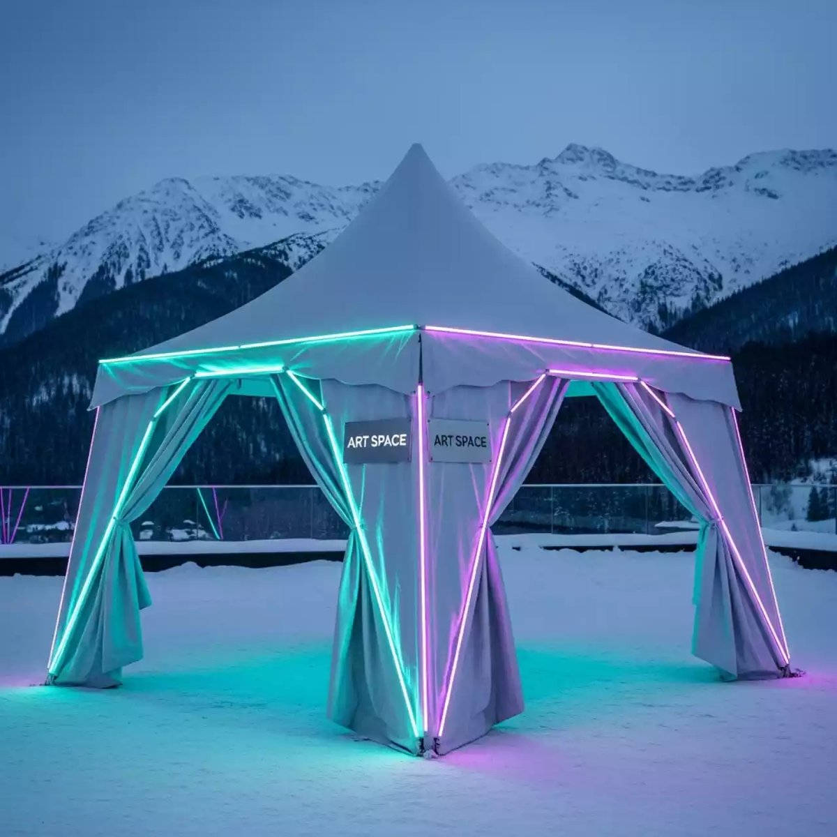 Аренда Шатер пагода 2х2 м в Гранд Отель Поляна — ART SPACE