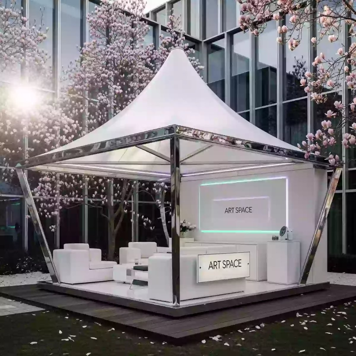 Аренда Шатер пагода 3х3 м для конференции в Mantera Supreme — ART SPACE