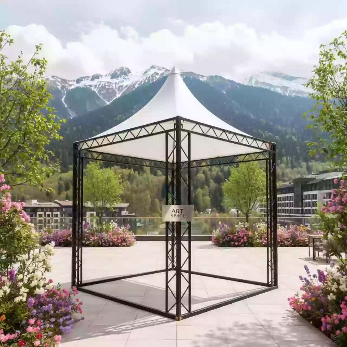 Аренда Шатер пагода 5 м² в Radisson Hotel Rosa Khutor — ART SPACE