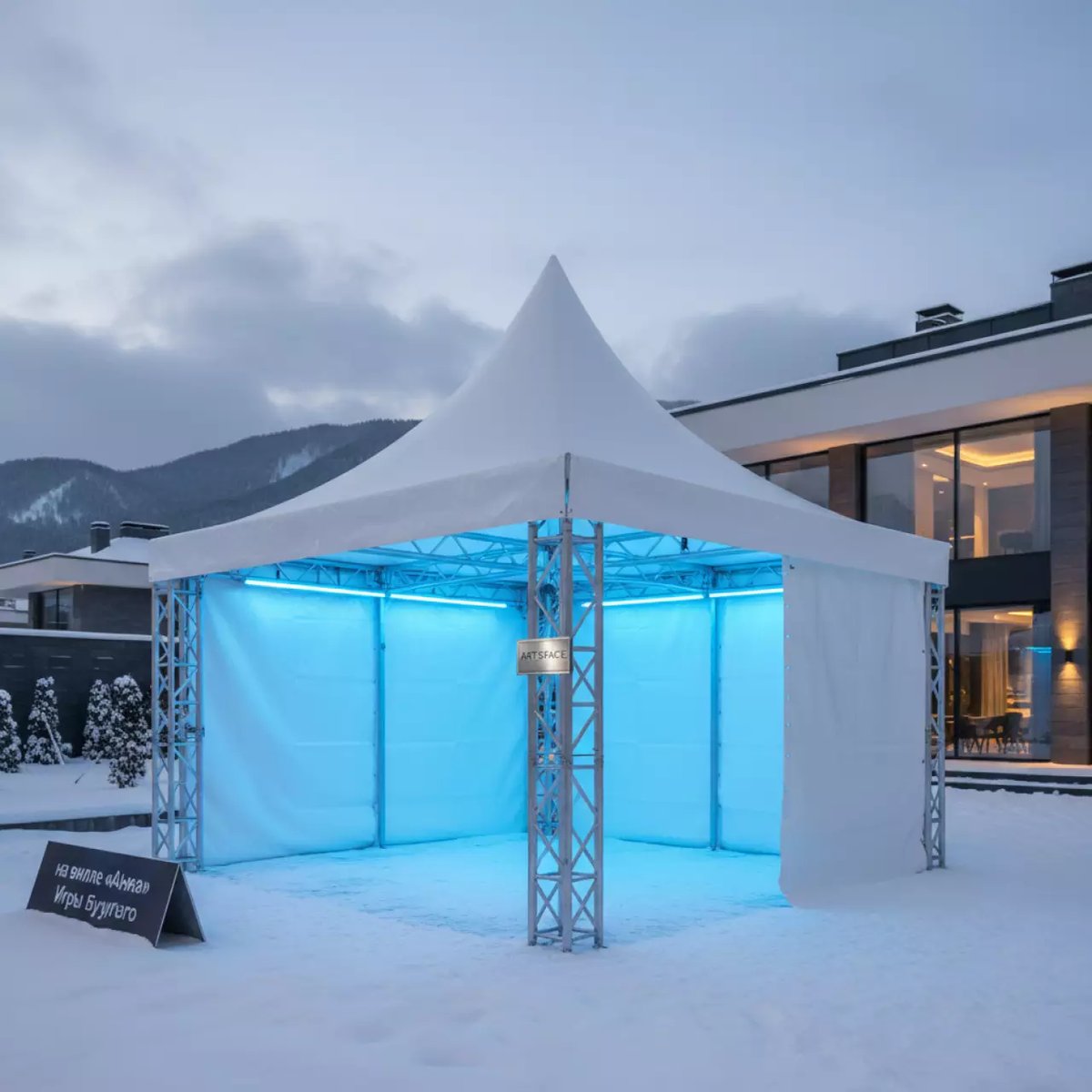 Аренда Шатер Pagoda 5х5 м на вилле «Анна» — ART SPACE